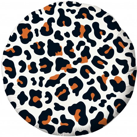 Шар (18''/46 см) Круг, Анималистика, Пятнистый окрас, Леопард, 1 шт.
