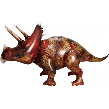Шар (53''/135 см) Ходячая Фигура, Динозавр Трицератопс, 1 шт. в упак. Falali,  КИТАЙ