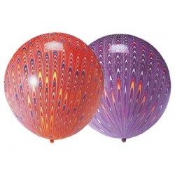 Набор шаров Павлин ассорти 45см 5шт