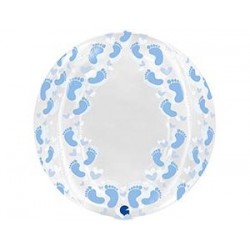 Г bubble 19" Пяточки голубые Grabo, Италия