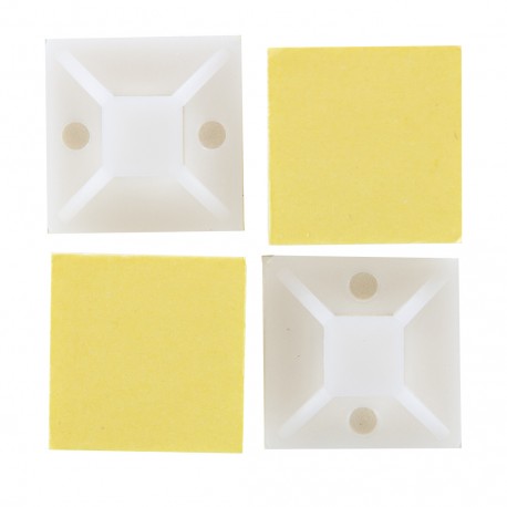 Монтажная база (крепеж самоклеющийся), 18 х 18 мм, 1 шт Китай