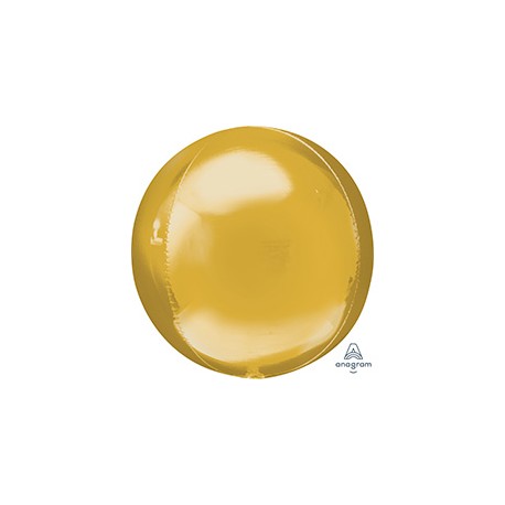 3D Сфера б.рис 21" Металлик Gold