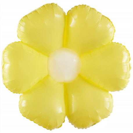 Шар (30''/76 см) Цветок, Ромашка, Светло-желтый, 1 шт. Falali,  КИТАЙ