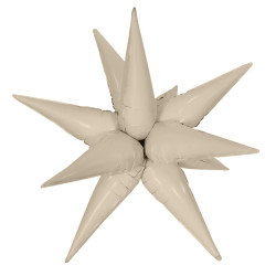 AGURA. Ф. 26" Фигура 3D звезда составная крем Россия