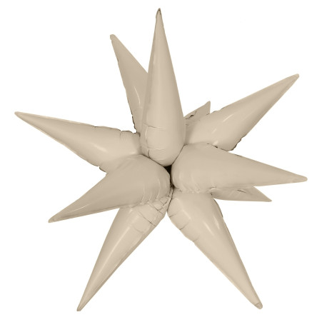 AGURA. Ф. 26" Фигура 3D звезда составная крем Россия