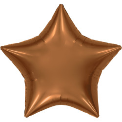 Шар (36''/91 см) Звезда, Терракота 1 шт. Россия