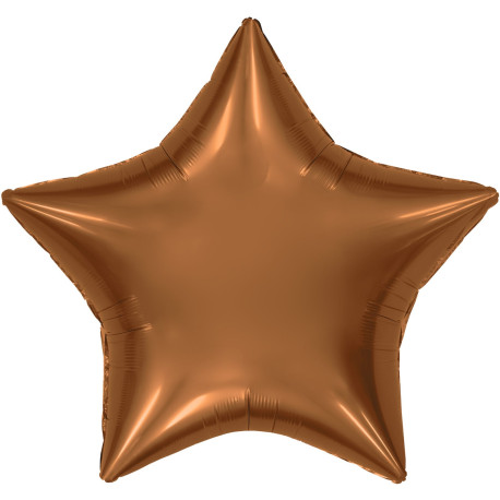 Шар (36''/91 см) Звезда, Терракота 1 шт. Россия