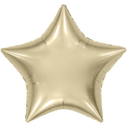 Шар (36''/91 см) Звезда, Шампань 1 шт. Россия