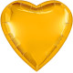 Шар (36''/91 см) Сердце, Янтарь 1 шт. Россия