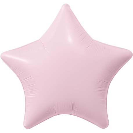 Шар (36''/91 см) Звезда, Зефирный 1 шт. Россия