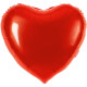 Шар (68''/173 см) Сердце Красный, Глянец , 1 шт. спб Falali,  КИТАЙ