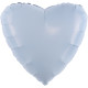 Шар (36''/91 см) Сердце, Небесный 1 шт. Россия