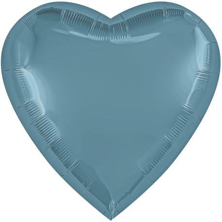 Шар (36''/91 см) Сердце Утренний туман бохо, 1 шт.в уп. Россия