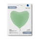 Шар (36''/91 см) Сердце, Нежная мята, Макарунс, 1 шт. Grabo, Италия
