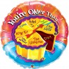 Шары Фольга День рождения Happy Birthday cake 25293 Qualatex USA