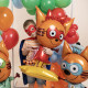Шар 3D (40''/102 см) Фигура на подставке, Три Кота, Карамелька, 1 шт. в уп. Россия