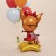 Шар 3D (40''/102 см) Фигура на подставке, Три Кота, Карамелька, 1 шт. в уп. Россия