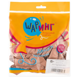 Шаринг Шар (12''/30 см), Розовое Золото, хром, 50 шт. Китай