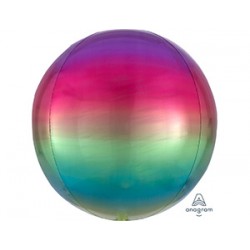 А 3D СФЕРА Б/РИС 16" Омбре Радуга Anagram (США)