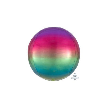 А 3D СФЕРА Б/РИС 16" Омбре Радуга Anagram (США)