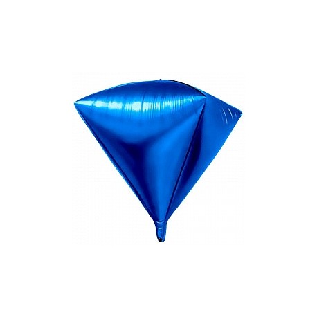 Шар 3D 27"/69см алмаз синий 13309 Falali,  КИТАЙ