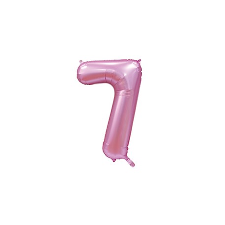 Цифра 7 розовый 40" Китай