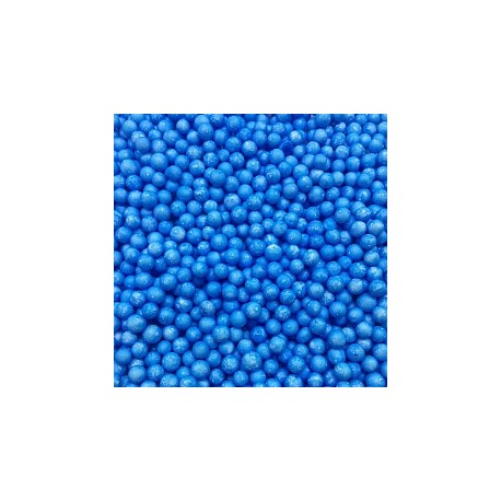 Шарики пенопласт, Голубой, 6-8 мм, 500 мл