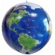 Шар (24''/61 см) Сфера 3D, Планета Земля, 1 шт. Falali,  КИТАЙ