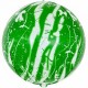 Шар (24''/61 см) Сфера 3D, Мрамор, Зеленый, 1 шт.