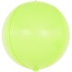 Шар (10''/25 см) Сфера 3D, Макарунс, лайм, 1 шт. Китай без скидки