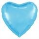 Шар (30''/76 см) Сердце, Холодно-голубой, 1 шт.
