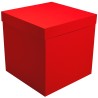 Коробка для шаров красная 70*70*70