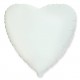 Шар (32''/81 см) Сердце, белый Flexmetal (Испания)