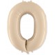 F цифра 0, кремовый 40"  Flexmetal Flexmetal (Испания)