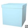 Коробка для шаров макарунс голубой 70*70*70 спб